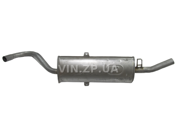 Глушитель ВАЗ 2104 POLMO задний, алюминизированный (10039) 2