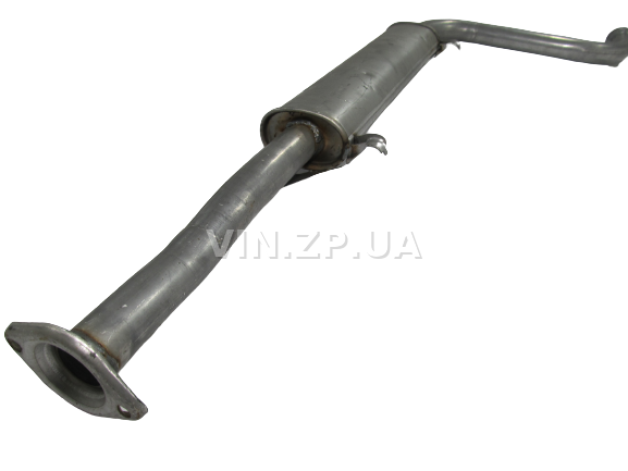 Резонатор ВАЗ 21082, 2109і, 21099і, 2113, 2114, 2115 POLMO под катализатор, труба 370мм, алюминизированный 4