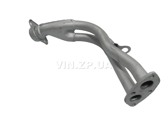 Труба приемная Таврия 1102, 1103, 1105 ВСК литое полушарие на стыке, без отверстия под датчик (10154) 4