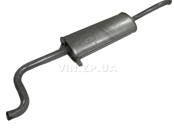 Глушитель ВАЗ 2115 POLMO задний, алюминизированный (10938) 2