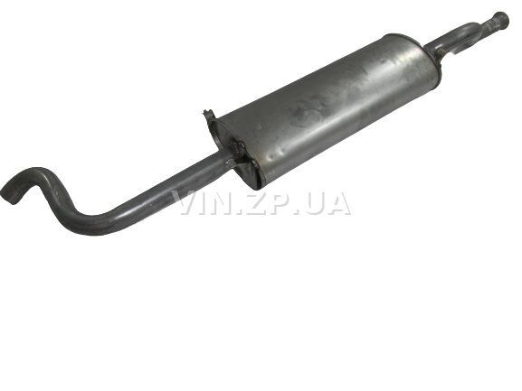 Глушитель ВАЗ 2115 POLMO задний, алюминизированный (10938) 4