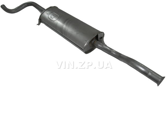 Глушитель ВАЗ 2115 POLMO задний, алюминизированный (10938) 6