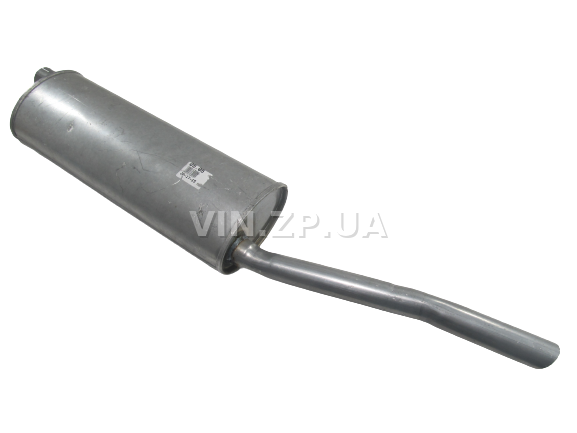 Глушитель Нексия 1.5-1.8i седан с 1995г POLMO задний, алюминизированный ОЕМ 96180144 (11083)