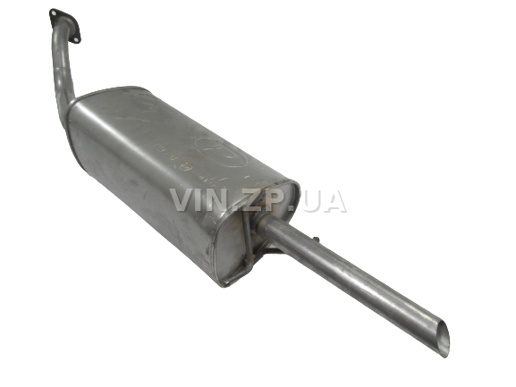 Глушитель Ланос, Сенс 1.3-1.6i седан, под фланец POLMO алюминизированный 96182257 3