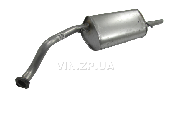 Глушитель Ланос, Сенс 1.3-1.6i седан, под фланец POLMO алюминизированный 96182257 4