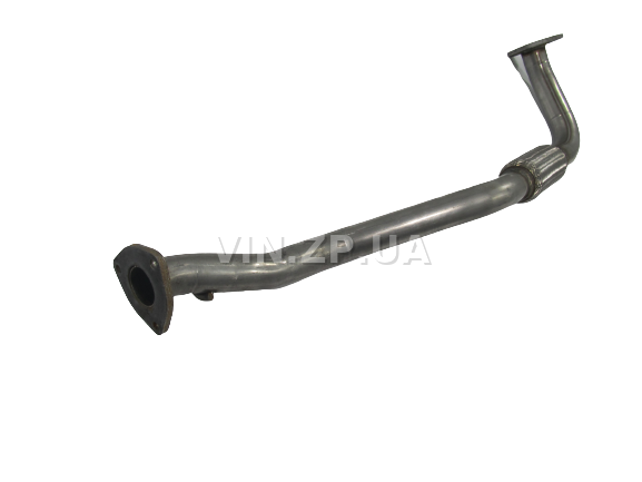 Труба приемная Ланос 1.5, Сенс 1.5, седан, хетчбэк POLMO с гофрой, алюминизированная OEM 96352212 (11087) 5