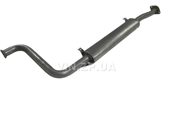 Резонатор ВАЗ 21102, 2110, 2111, 2112, 8-клап. под катализатор POLMO труба 350 мм, алюминизированный 4