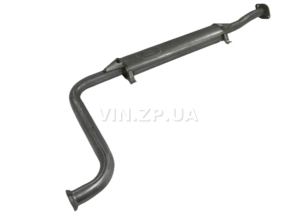 Резонатор ВАЗ 21102, 2110, 2111, 2112, 8-клап. под катализатор POLMO труба 350 мм, алюминизированный 5