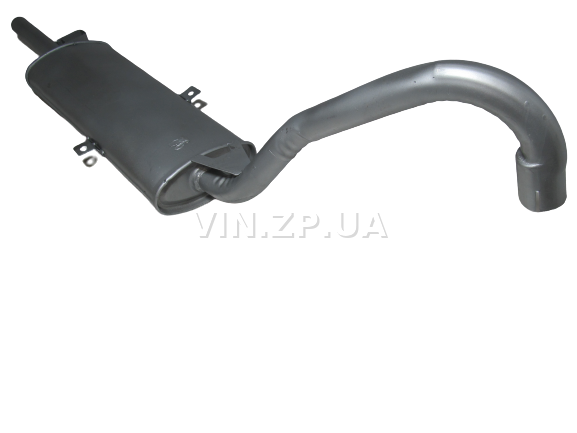 Глушитель ВАЗ 2101, 2103, 2105, 2106, 2107 ТЕКС  задний, с кронштейном для усиления трубы 4