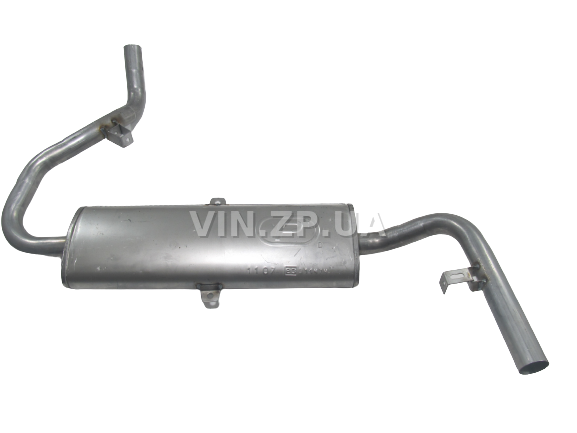 Глушитель ВАЗ 2121 Нива POLMO задний, алюминизированный (11852)