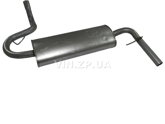 Глушитель ВАЗ 21213 Тайга, 21214, 2131 POLMO задний, алюминизированный 2