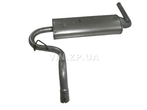 Глушитель ВАЗ 21213 Тайга, 21214, 2131 POLMO задний, алюминизированный 3