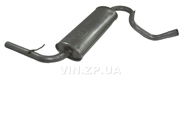 Глушитель ВАЗ 21213 Тайга, 21214, 2131 POLMO задний, алюминизированный 4