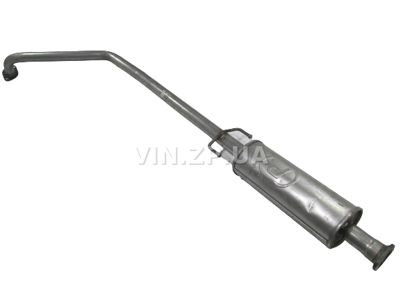 Резонатор Авео 1.4, 1.5, 1.6 седан, хетчбек с 2002г, ЗАЗ Вида POLMO алюминизированный OEM 96536912 (13488) 2