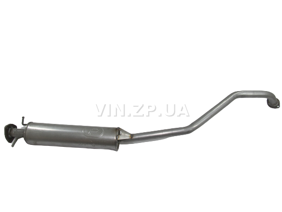 Резонатор Лачетти 1.4і, 1.6i, 1.8і, седан, хетчбек, универсал POLMO алюминизированный OEM 96553593 (13491) 5