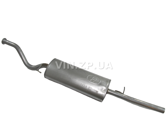 Глушитель ВАЗ 2111, 2110 после 2007г, 2170 POLMO задний, алюмнизированный (13605) 6