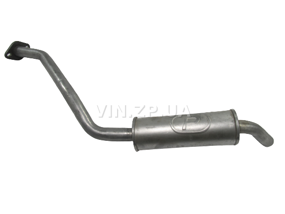 Резонатор ВАЗ 21073, 2106і, 2104і, 2105і, 2107і POLMO под катализатор, инжекторные двигатели, алюминизированный 2