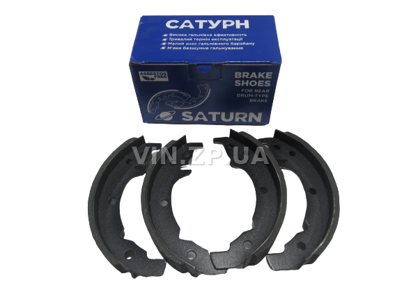 Колодки тормозные задние САТУРН Таврия 1102, Славута 1103, Дана 1105, комплект 4шт 1