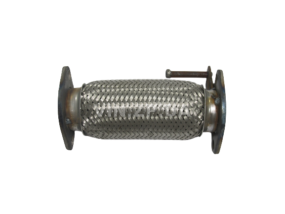 Гофра приемной трубы с фланцами Ланос 1.4, Сенс 1.4 ВСК 3-х слойная OEM TF698P-1203100 4