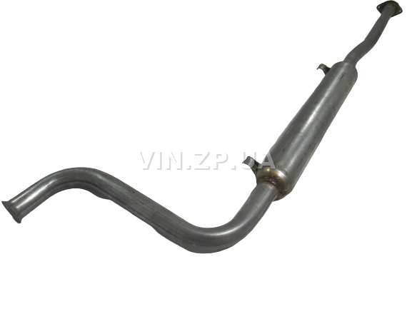 Резонатор ВАЗ 2110, 2111, 2112, 8-клап. без катализатора, Евро 1 POLMO труба 680 мм, алюминизированный 2