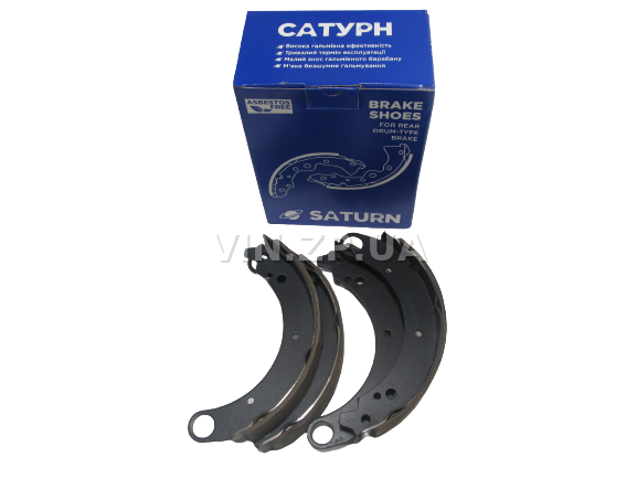 Колодки тормозные задние САТУРН Волга, ГАЗ 24, 2401, 2410, 3102, 31029, 3110, 31105, комплект 4шт 1