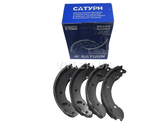 Колодки тормозные задние САТУРН Газель, Соболь, ГАЗ 3302, 2705, 2217, 3221, комплект 4шт 1