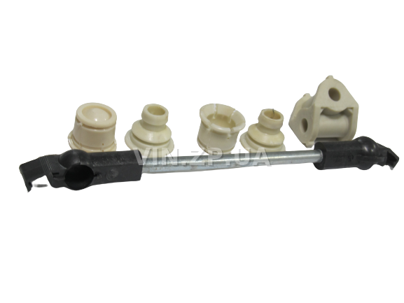 Ремкомплект кулисы ПРИЗМА-АВТО Ланос, к-кт-5 втулок + 6 резинок + тяга 4