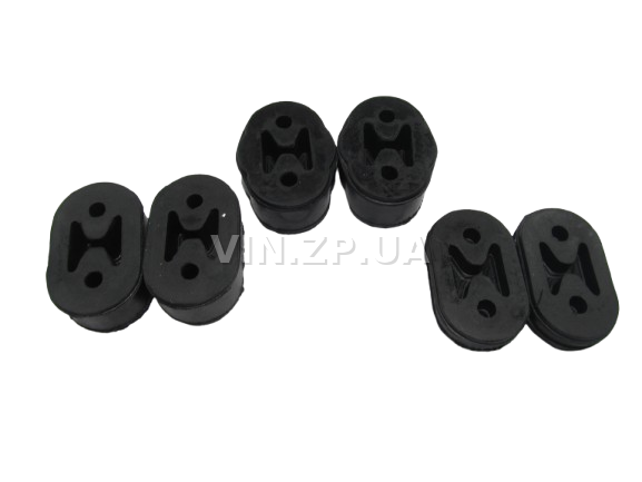 Подушка глушителя Ланос, Сенс AWEL полный комплект 6шт. резина 1