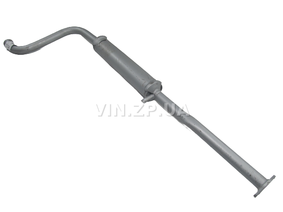 Резонатор ВАЗ 2110, 2111, 2112, с 2006г, 16-клап. под катализатор Мотор Сич труба 570 мм, крепления на бачке 1