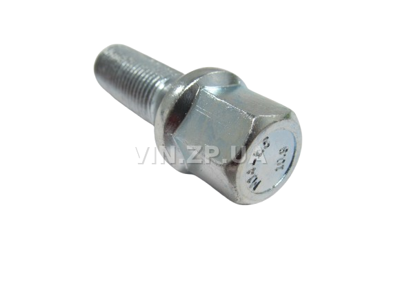 Болт колеса на титан Москвич 2141, иномарки МЕТИЗ ключ 17, М14 x 1.5 x 33.5, 1шт 2