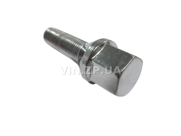 Болт колеса удлинённый ВАЗ 2101-2106, 2104-2107, 2110-2112 МЕТИЗ ключ 19, М12 x 1.25 x 32, 1шт 2