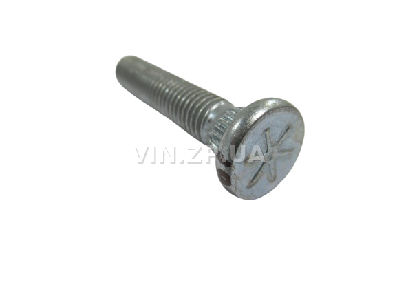 Болт опоры стойки ВАЗ 2108-21099, 2110, 2115, Ланос МЕТИЗ ремонтный удлиненный, М8 x1.25 х 45, 1шт 2