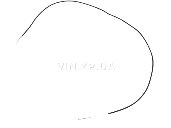 Трос замка капота AVP ГАЗ 3302, 2217, 2705, 33104, привод жесткая проволока 2