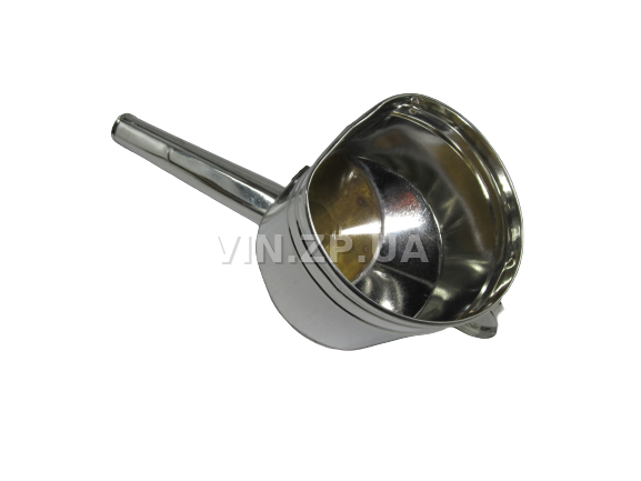 Лейка топливная 1.0л носик d 25мм прямой ВИДЕКС бензин, дизель, с сеткой-фильтром, оцинкованная Б-2 4