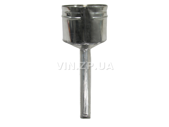 Лейка топливная 1.0л носик d 25мм прямой ВИДЕКС бензин, дизель, с сеткой-фильтром, оцинкованная Б-2 5