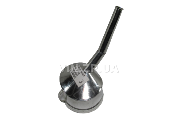 Лейка топливная 1.0л, носик d 20мм с изгибом ВИДЕКС бензин, дизель, с сеткой-фильтром, оцинкованная Б-3 2