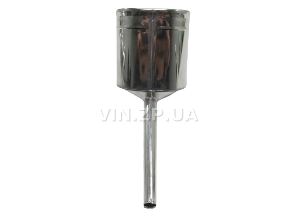 Лейка топливная 1.5л носик d 20мм прямой ВИДЕКС бензин, дизель, с сеткой-фильтром, оцинкованная Д-2 6