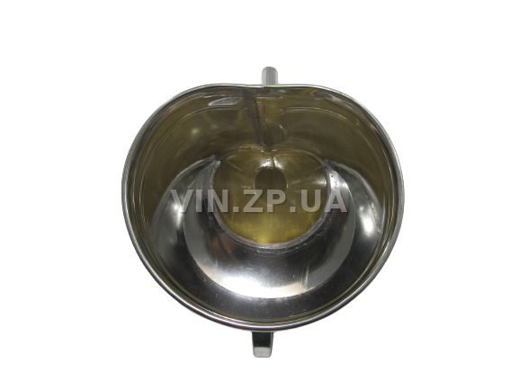 Лейка топливная 1.5л носик d 20мм прямой ВИДЕКС бензин, дизель, с сеткой-фильтром, оцинкованная Д-2 8