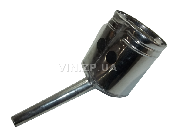Лейка топливная 1.5л носик d 25мм прямой ВИДЕКС бензин, дизель, с сеткой-фильтром, оцинкованная Д-1 1