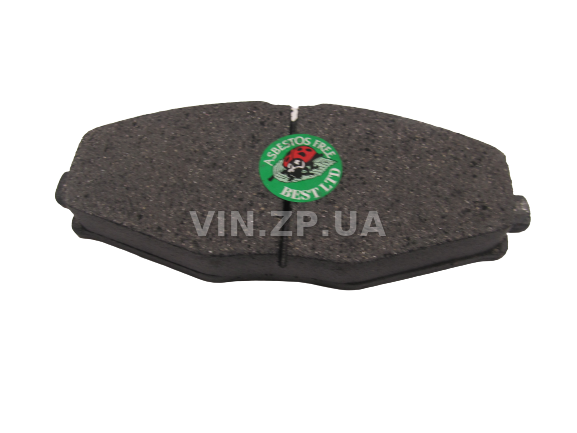 Колодки тормозные передние BEST Ланос, Сенс, Матиз, R13", комплект 4шт, 96316582 3