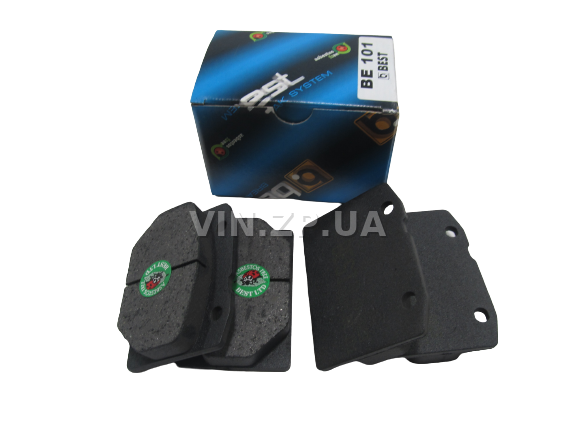 Колодки тормозные передние BEST ВАЗ 2101, 2102, 2103, 2104, 2105, 2106, 2107, комплект 4шт 1