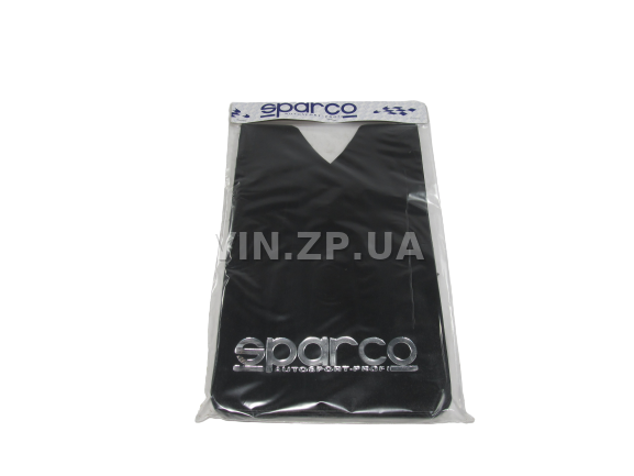 Брызговики SPARCO 360 х 220 мм, универсальные, черные, к-кт 4шт, мягкий капрон 2
