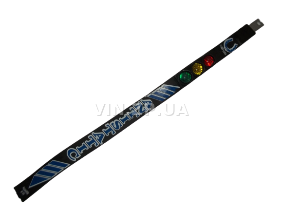 Антистатик для авто Elegant резиновый с 3 катафотами черный 1