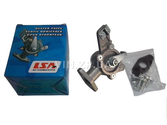 Кран отопителя печки LSA ВАЗ 2101, 2102, 2103, 2104, 2105, 2106, 2107, 2121, 21213, 2131, 2120, ГАЗ Волга 24, 2410 1