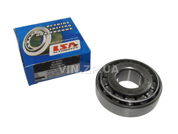Подшипник ступицы передней LSA Москвич 412, 2140, наружный, 30304 2