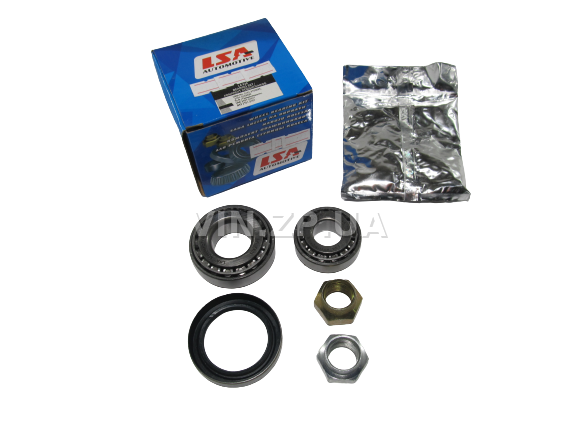 Ремкомплект подшипник ступицы LSA ВАЗ 2101, 2102, 2103, 2104, 2105, 2106, 2107, передней, подшипник 7804 и 7805, сальник, две гайки 2