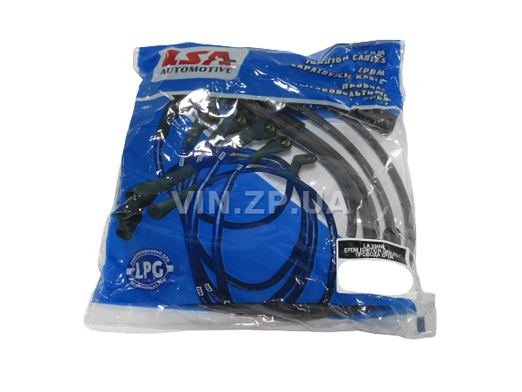 Провода высоковольтные LSA ВАЗ 2108, 2109, 21099, 2110, силикон, карбюраторные двигатели 1