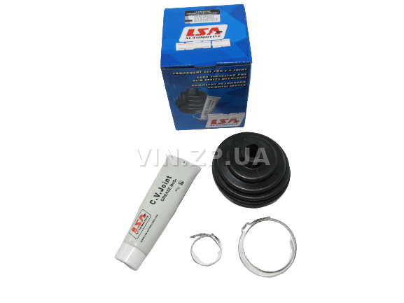 Пыльник ШРУС ВАЗ 2108, 2109, 21099, 2110, 2111, 2112, 2113, 2114, 2115, наружный ремкомплект со смазкой и хомутами LSA 1