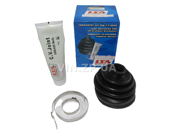 Пыльник ШРУС Москвич 2141, наружный ремкомплект с хомутами и смазкой LSA 2