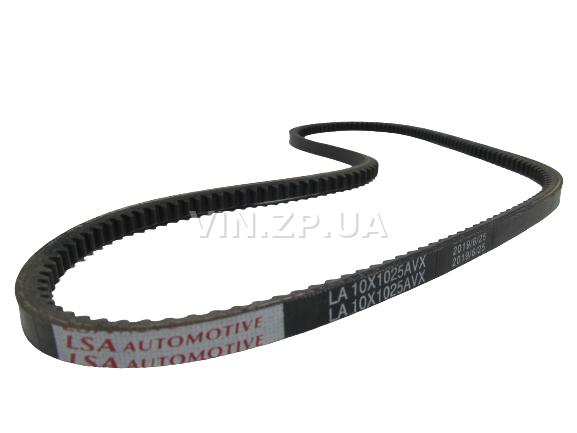 Ремень генератора LSA ГАЗ 2401, 2410, 31029, 3110, 3302, 2705, УАЗ, двиг.ЗМЗ-402, клиновой зубчатый, 1025мм 3